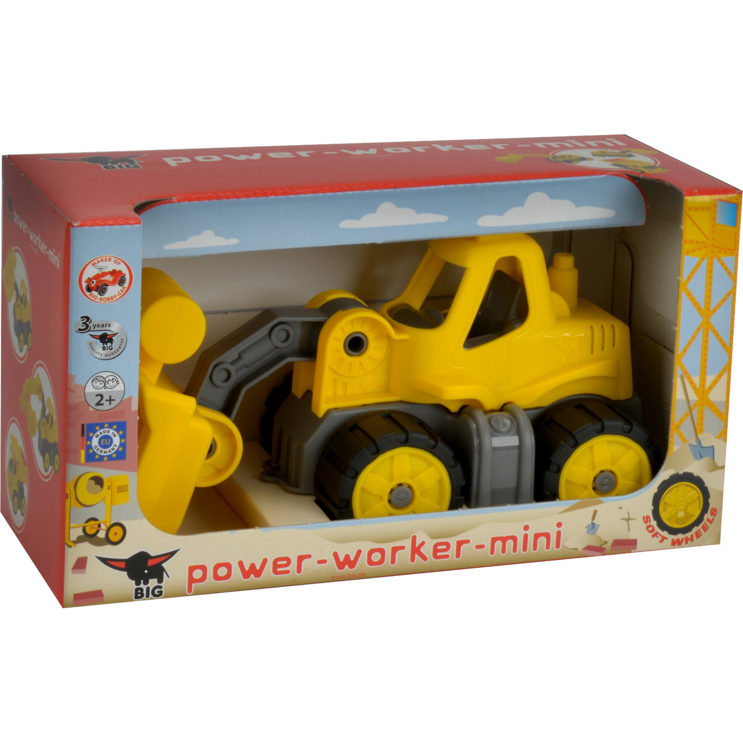 Power Worker Mini Radlader, Spielfahrzeug Power Worker Mini Radlader, Spielfahrzeug von BIG