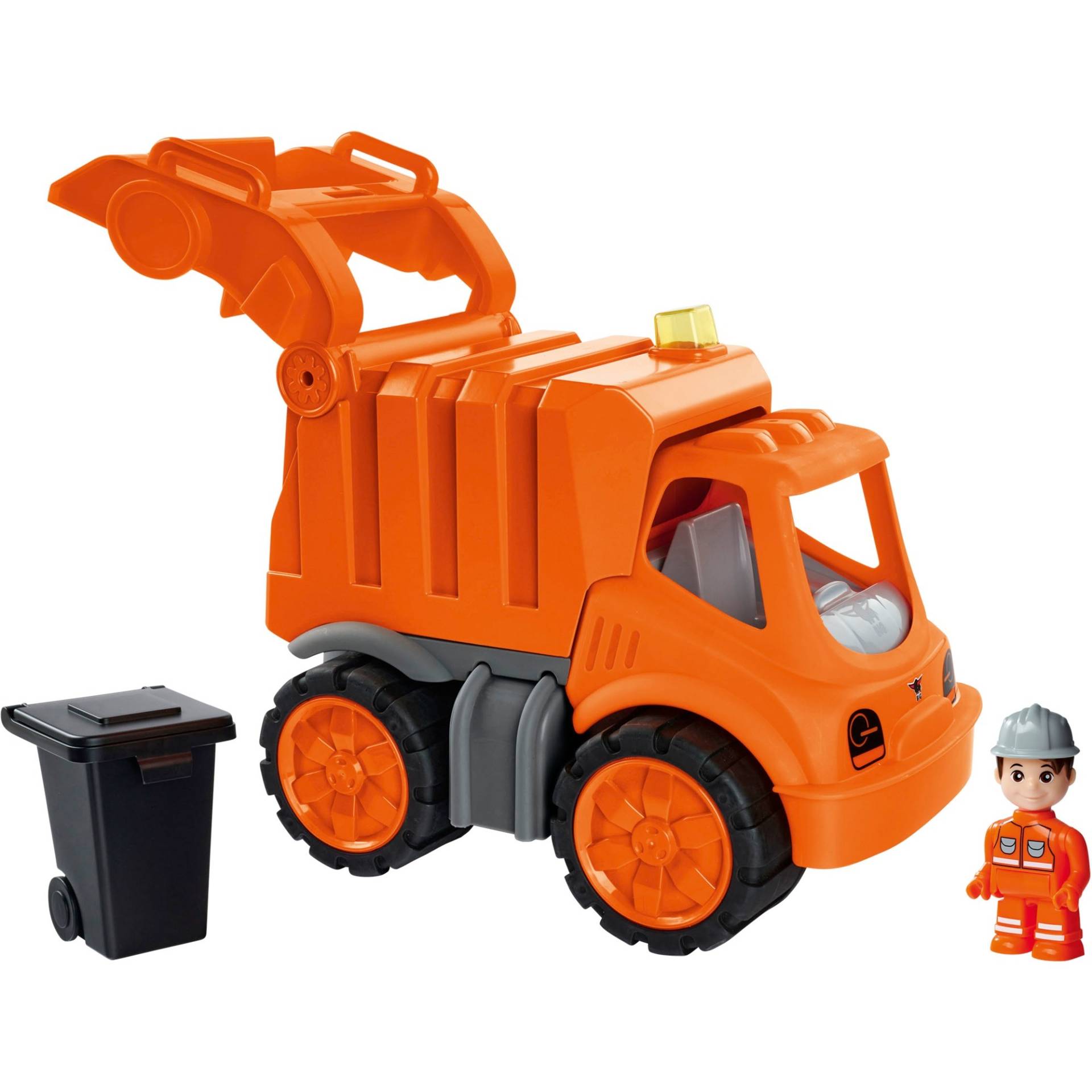 Power-Worker Müllwagen + Figur, Spielfahrzeug von BIG