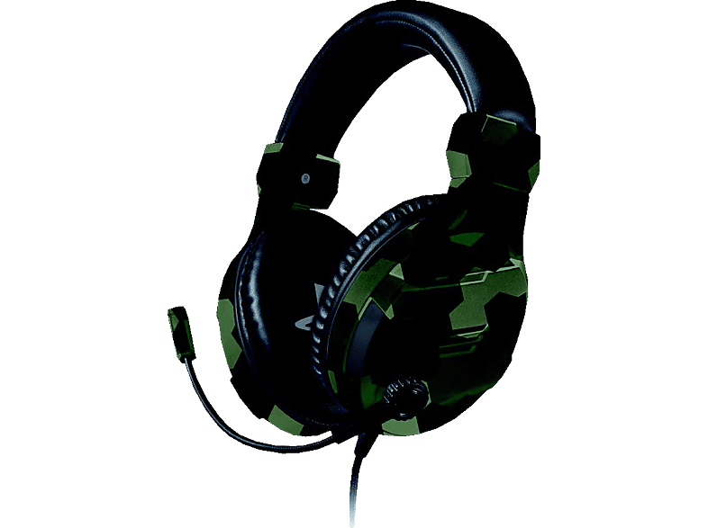 BIGBEN Stereo Gaming Headset für PS4™, On-ear Camouflage/Grün von BIGBEN