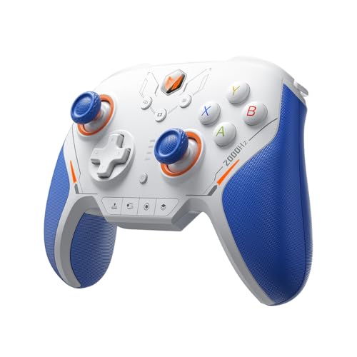 BIGBIG WON BLITZ 2 Pro PC Videospiel Controller, 2000Hz Kabellose Abfragerate, 1000Hz Gyroskop, 16 Mechanische Tasten, PC+Mobile APP Gamepads für FPS-Spiele. (Blau) von BIGBIG WON