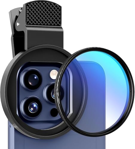 52mm Polarisationsfilter für iPhone, zirkular polarisierte Linse mit verbessertem Clip, drehbarer Cpl Filter kompatibel mit iPhone 16/15/14/13 Pro Max Samsung Moto Google TCL Phone 52mm Polarisationsfilter für iPhone, zirkular polarisierte Linse mit verbessertem Clip, drehbarer Cpl Filter kompatibel mit iPhone 16/15/14/13 Pro Max Samsung Moto Google TCL Phone von BIGBIGRIVER