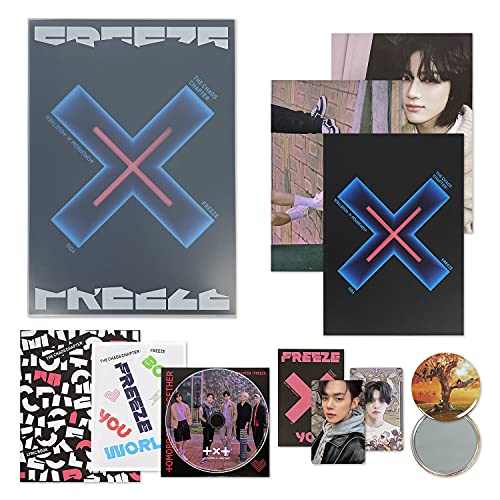 TXT The 2nd Album - THE CHAOS CHAPTER : FREEZE [ YOU ver. ] CD + Photobook + Sticker Pack + Lyric Book + Behind Book + Photocard + OS Photocard + Poster + Postcard von BIGHIT Ent.