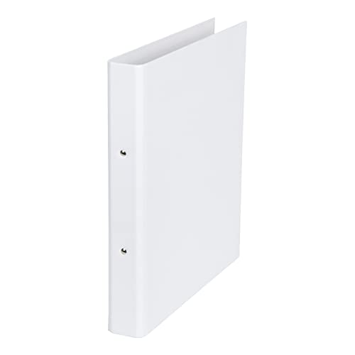 BIGSO RINGO Ringbuch mit 2 Ringen – schmaler Ordner aus Faserplatte und Papier – Ringhefter für Dokumente, Klarsichthüllen oder Trennblätter – weiß BIGSO RINGO Ringbuch mit 2 Ringen – schmaler Ordner aus Faserplatte und Papier – Ringhefter für Dokumente, Klarsichthüllen oder Trennblätter – weiß von BIGSO BOX OF SWEDEN