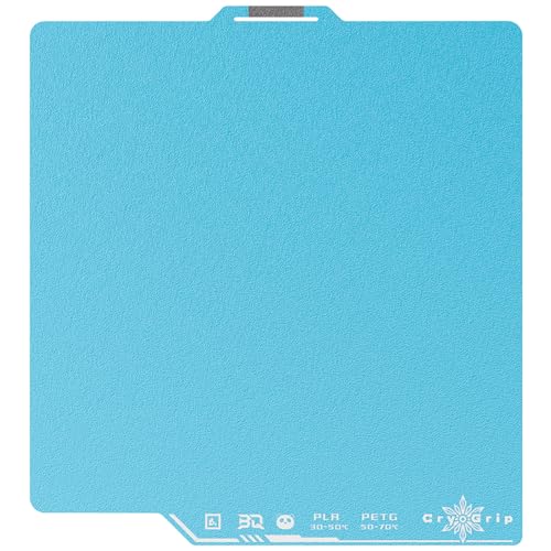 BIQU CryoGripTM Pro Frostbite Panda Bauplatte für Bambu-Lab P1S P1P X1C X1E A1 3D-Drucker, Kaltdruck-Bauplatte, doppelseitig strukturiertes Federstahlblech, 257 x 257 mm, 1 Stück von BIGTREETECH Direct