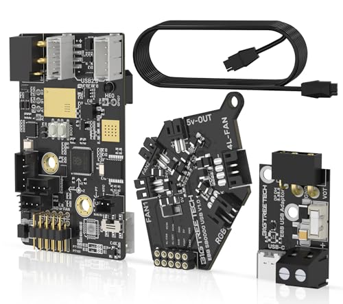 BIGTREETECH EBB SB2209 USB V1.0 for Voron StealthBunner 3D Printer Parts Hotend Klipper, Support 3 USB Ports, High Specification Safety and Stability Communication Extruder HeadTool Adapter Board von BIGTREETECH