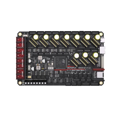 BIGTREETECH Octopus Max EZ V1.0 Steuerplatine 32 Bit Neues Upgrade Octopus Pro Motherboard, kompatibler EZ2209 Schritttreiber, unterstützt die Ausführung der Klipper-Firmware DIY Upgrade 3D-Drucker von BIGTREETECH