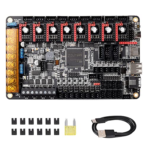 BIGTREETECH Octopus Pro V1.0.1 Controller Board 32bit Motherboard, Unterstützt Leistungsstarke DIY Klipper Marlin 2.0 für Voron 2.4 3D-Drucker (STM32F446ZET6) von BIGTREETECH