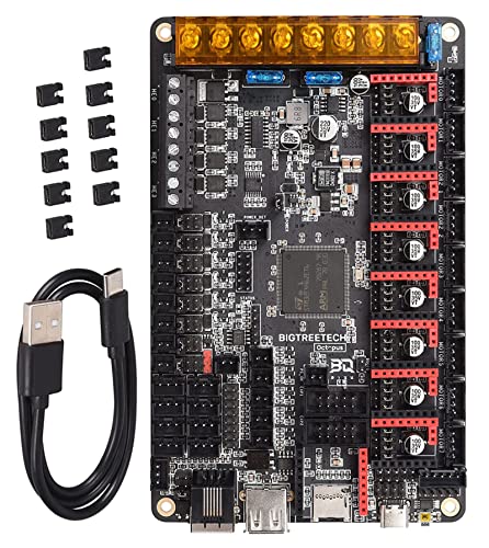 BIGTREETECH Octopus V1.1 Steuerplatine 32 Bit Kompatibler Touchscreen der TFT Serie, Unterstützt DIY Klipper Firmware Und Raspberry Pi für Voron 3D-Drucker von BIGTREETECH