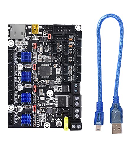 BIGTREETECH SKR Mini E3 V2.0 Steuerplatine 32 Bit Unterstützung TMC2209 TMC2208 UART-Treiber Upgrade 3D Drucker Motherboard für Ender 3, Ender 3 V2, Ender 3 Pro von BIGTREETECH