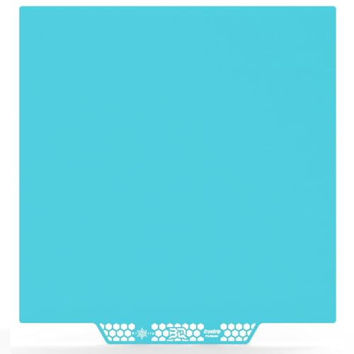 BIQU CryoGrip Pro Glacier Build Plate for Voron 300, Qidi Plus 4 3D Printers, Double-Sided Fine Textured Spring Steel Sheet, Firm Adhesion, 300 x 300mm, 1 Piece von BIGTREETECH