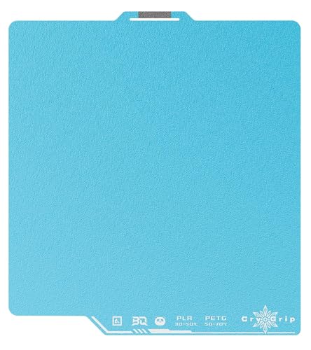 BIQU Panda Build Plate CryoGrip Pro Frostbite 257x257mm for Bambu-Lab P1P/P1S/X1C/A1 3D Printers Double Sided Special Materials Upgrade Build Plate Room Temperature Print Removable Surface Platform von BIGTREETECH