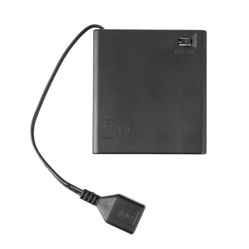 BIGULA AA-Batteriebox AA-Batteriegehäuse mit USB-Kabel USB-Batteriegehäuse Box Case 2/3/4/6/8 Slot AA Batteriebox mit Schaltern von BIGULA