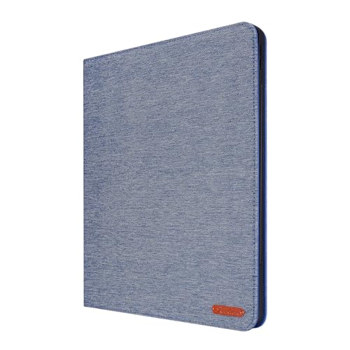 BIGULA Vollständiger Ständer aus Leder mit Stifthalter für Air 13 12.9 mit automatischer Wake-/Sleep-Funktion, Blau von BIGULA