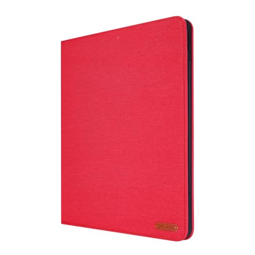 BIGULA Vollständiger Ständer aus Leder mit Stifthalter für Air 13 12.9 mit automatischer Wake-/Sleep-Funktion, Rot von BIGULA