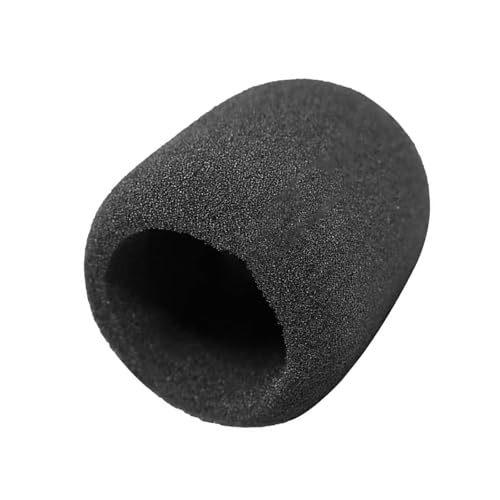Professioneller Mikrofon-Windschutzscheiben-Filter, Mikrofon-Abdeckungen aus Schaumstoff für Mikrofone, Schaumstoffabdeckungen, Schwämme, Filter, 75 x 43 mm Professioneller Mikrofon-Windschutzscheiben-Filter, Mikrofon-Abdeckungen aus Schaumstoff für Mikrofone, Schaumstoffabdeckungen, Schwämme, Filter, 75 x 43 mm von BIGULA
