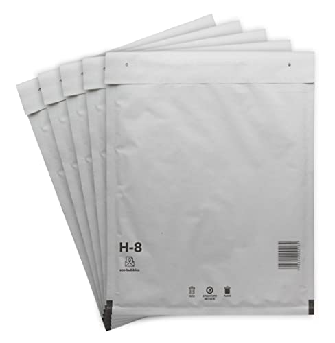 300 Versandtaschen Luftpolsterumschläge 290 x 370mm DIN B4 Luftpolsterversandtaschen Luftpolstertaschen Gr. H/8 H8 weiß Umschläge haftklebend gepolstert Polsterumschlag Taschen von BIGtec