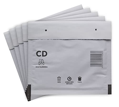 50 Versandtaschen Luftpolsterumschläge 200 x 175 mm CD Luftpolsterversandtaschen Luftpolstertaschen Gr. CD weiß Umschläge haftklebend gepolstert Polsterumschlag Taschen von BIGtec