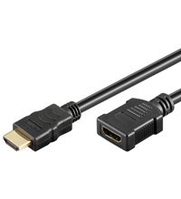 BIGtec 1,5m HDMI Verlängerung High Speed HDMI Kabel mit Ethernet , HDMI Verlängerungs Kabel , 1.4 HDMi Verlängerung Stecker - Buchse / HDMi Stecker auf HDMI Buchse / A Stecker - A Kupplung , 1,5 m 1,50m HDMI Kabel Verlängerung , Internet via HDMI (HEC) , Audio Rückkanal (ARC) , 3D Wiedergabe mit einer Auflösung von bis zu 1080p , HDMI St/Bu Kabel zum verlängern vorhandener HDMI Kabel oder im Einsatz mit HDMI adapter von BIGtec