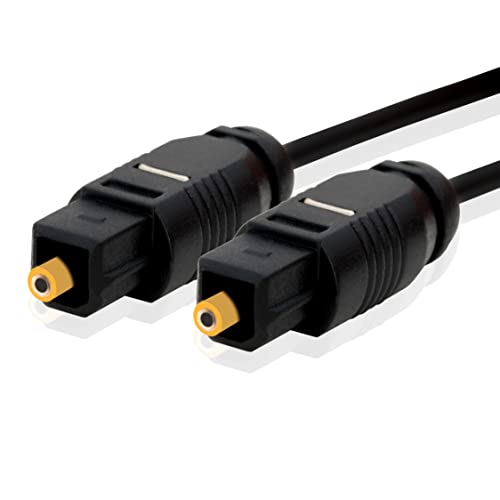 BIGtec 10m Toslink Kabel optisches digital Audio-Kabel SPDIF Digitalkabel HiFi ø 2,2mm LWL Lichtwellenleiter Glasfaserkabel Heimkino Soundbar Verstärker Stereoanlage von BIGtec