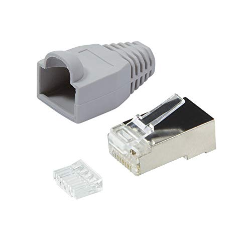 BIGtec 2 x RJ45 Stecker CAT.6 grau Gigabit Crimpstecker RJ-45 Modular Plug Ethernet LAN Kabel Steckverbinder Netzwerkstecker geschirmt CAT6 BIGtec 2 x RJ45 Stecker CAT.6 grau Gigabit Crimpstecker RJ-45 Modular Plug Ethernet LAN Kabel Steckverbinder Netzwerkstecker geschirmt CAT6 von BIGtec