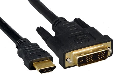 BIGtec 2m High Qualitiy HDMI zu DVI Kabel DVI Adapter Kabel zu HDMI 18+1 DVI vergoldete Kontakte/HDMi Stecker zu DVI Stecker von BIGtec
