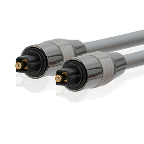 BIGtec 3m Toslink Kabel optisches digital Audio-Kabel SPDIF Digitalkabel HiFi ø 6mm LWL Lichtwellenleiter Glasfaserkabel Heimkino Soundbar Verstärker Stereoanlage von BIGtec