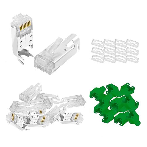 BIGtec RJ45 Stecker Netzwerkstecker 10 Stück Hirose TM11 grün Hochgeschwindigkeits Verbindung für Fast Ethernet 100BASE-TX AWG 26-27 BIGtec RJ45 Stecker Netzwerkstecker 10 Stück Hirose TM11 grün Hochgeschwindigkeits Verbindung für Fast Ethernet 100BASE-TX AWG 26-27 von BIGtec