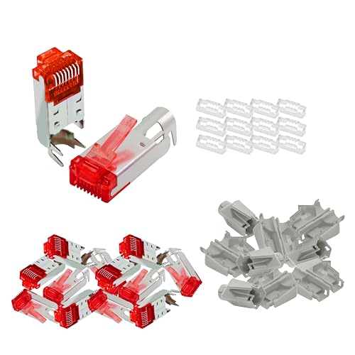 BIGtec RJ45 Stecker Netzwerkstecker 10 Stück Hirose TM21 grau Hochgeschwindigkeits Verbindung für Gigabit Ethernet 1000BASE-T und Fast Ethernet 100BASE-TX AWG 24-27 BIGtec RJ45 Stecker Netzwerkstecker 10 Stück Hirose TM21 grau Hochgeschwindigkeits Verbindung für Gigabit Ethernet 1000BASE-T und Fast Ethernet 100BASE-TX AWG 24-27 von BIGtec