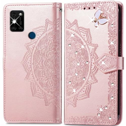 BIIULHCI Handyhülle Tasche für Wiko View 5/View 5 Plus Hülle,PU Lederhülle Wallet Flip Case Standfunktion Kartenfach Schutzhülle Klapphülle für Wiko View 5/View 5 Plus Cover von BIIULHCI