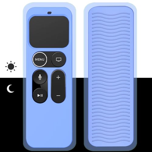 Fernbedienung Hülle für Apple TV 4K 5. und 4. Generation Siri Remote rutschfeste Silikon Schutzhülle,leuchtet im Dunkeln,Fernbedienung Abdeckung für TV Zubehör Fernbedienung Hülle für Apple TV 4K 5. und 4. Generation Siri Remote rutschfeste Silikon Schutzhülle,leuchtet im Dunkeln,Fernbedienung Abdeckung für TV Zubehör von BIIULHCI