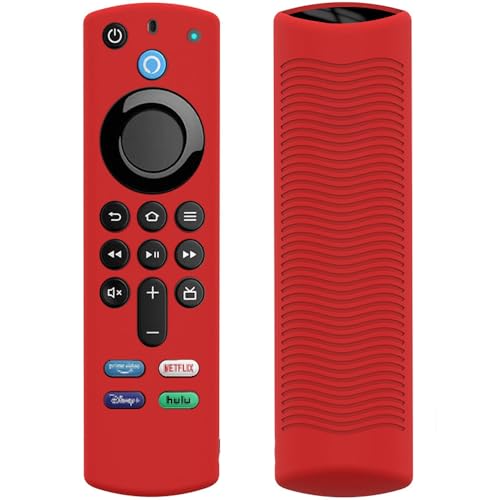 Fernbedienung Hülle für Fire TV Stick 4K /Alexa Sprachfernbedienung (3rd Gen)/Alexa Voice Remote 3. Generation,rutschfeste Silikon Schutzhülle,Fernbedienung Abdeckung von BIIULHCI