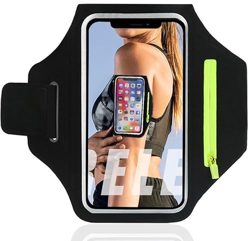 Sportarmband Handy für Xiaomi Poco F2 F5 F3 F4 GT M5S M4 X5 X4 X3 GT M3 Pro 5G Pocophone F1,Handyhalterung Joggen Mit Kopfhörer Tasche Running Armband für Fairphone 5 4 3 Plus Handytasche von BIIULHCI