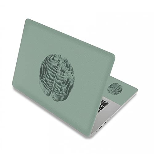 BIJIHUA Folie Sticker Skin Brain Pattern Laptop Cover und Skin 15,6 Zoll Abnehmbare Schutzfolie Wasserdichtes Vinyl 13" 14" 17" New Style Notebook Sticker von BIJIHUA
