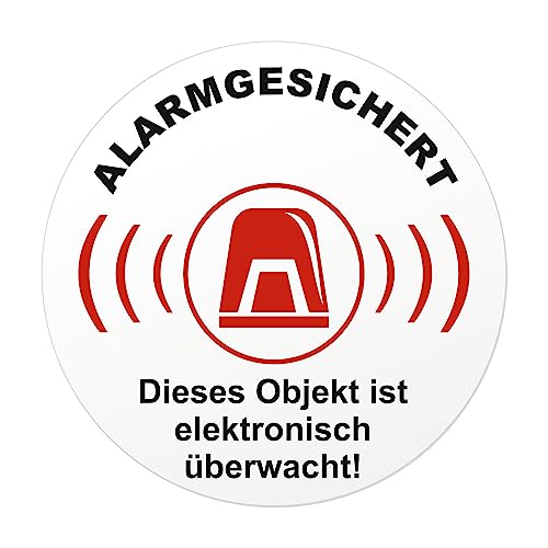 BIKE-label Alarmgesichert Aufkleber 2er Set Warnschild selbstklebend Überwachung Achtung X900303VE BIKE-label Alarmgesichert Aufkleber 2er Set Warnschild selbstklebend Überwachung Achtung X900303VE von BIKE-label