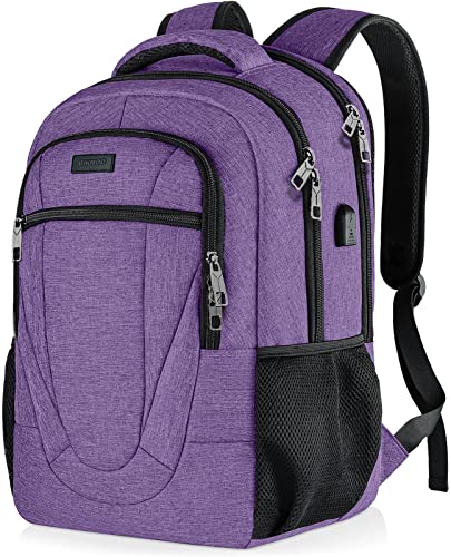 BIKROD Rucksack Herren und Damen, Schulrucksack Jungen Mädchen Teenager, Wasserdicht Rucksack | 15.6 Zoll Laptoptasche mit USB Ladeanschluss | Arbeit Reisen Wandern Backpack mit Anti Diebstahl Tasche von BIKROD