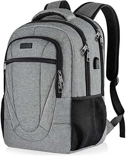 BIKROD Rucksack Herren und Damen, Schulrucksack Jungen Mädchen Teenager, Wasserdicht Rucksack | 15.6 Zoll Laptoptasche mit USB Ladeanschluss | Arbeit Reisen Wandern Backpack mit Anti Diebstahl Tasche von BIKROD