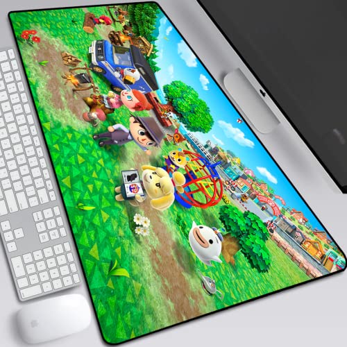 BILIVAN Animal Crossing: New Horizons Mauspad, Spielumgebung, übergroß, verriegelt, für Laptop, Büro, Computer, Tastatur, Schreibtischunterlage (700 x 300 mm, 20 Stück) von BILIVAN