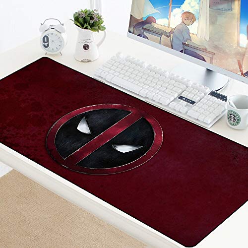 BILIVAN Deadpool High Speed Mousepad Large XL Gaming Mouse Pad Lock Edge Mousepad Keyboard Mousepad Big Mouse Computer Play Mats (900 x 400 x 3 mm, 4) von BILIVAN