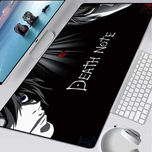 BILIVAN Death Note Büro-Mauspad, großes Gaming-Mauspad, Gamer, weiches Gummi, PC-Zubehör, coole Matte für Laptop (900 x 400 x 3 mm, 11) von BILIVAN