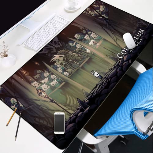 BILIVAN Hollow Knight Mauspad, übergroße Tastatur, personalisierbar, Schreibtischunterlage (800 x 300 mm, 17) von BILIVAN