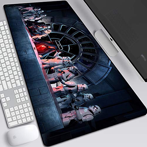 BILIVAN Skywalker Rise Star Wars 9 Gaming-Mauspad, groß, 900 x 400 mm, perfekte Präzision und Geschwindigkeit, Gaming-Mauspad mit 3 mm dicker Basis für Notebooks und PCs (17) von BILIVAN