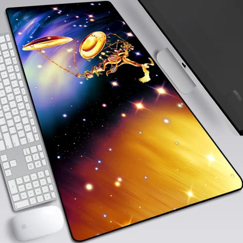 BILIVAN Twelve Constellations Mauspad Oversized Office Computer Keyboard Pad Cartoon Lock Edge Notebook Writing Desk Pad (800*400mm,13) von BILIVAN