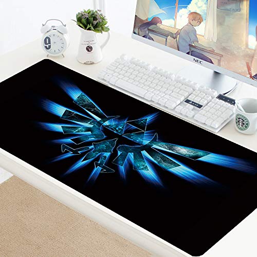 BILIVAN Zelda Mauspad, groß, Gummi, für Gamer, PC-Tischschutz, Gaming-Zubehör für Laptop (700 x 300 x 3 mm, 8) von BILIVAN