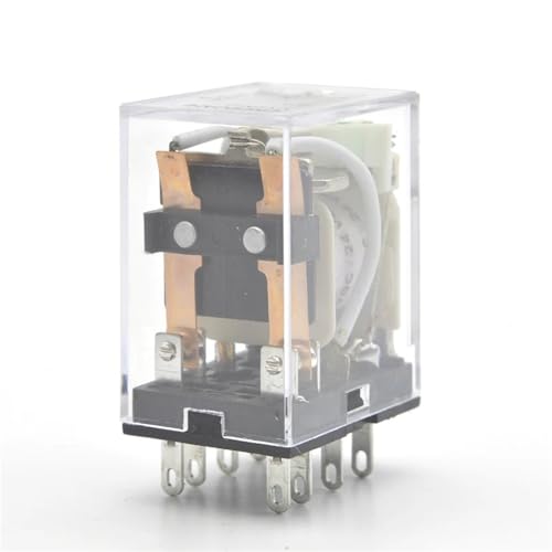 10 Stück Miniatur-Steuerrelais Kleines Zwischenrelais AC 12V DC C24 AC220 HH52P HH53P HH54P HH62P HH63P HH64P BIMRTGXR(12V, HH52P Basex10) von BIMRTGXR