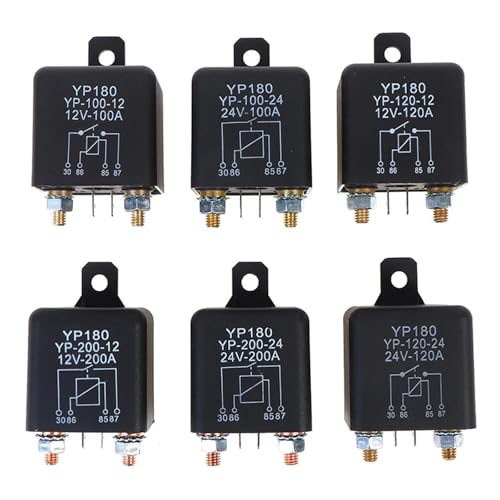 1PCS Hohe Strom 4 Pin Auto Relais 12V 24V 200A 120A 100A Auto Lkw Motor Automotive Relais BIMRTGXR(24V 200A) von BIMRTGXR