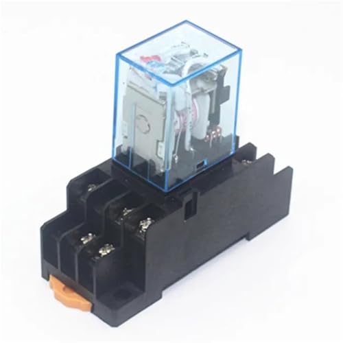 BIMRTGXR 1set MY3 HH53P MY3NJ Spule Power Relais 11pin 3NO 3NC LED Lampe 5A AC 110V 220V mit buchse 12V 24V (AC12V) von BIMRTGXR