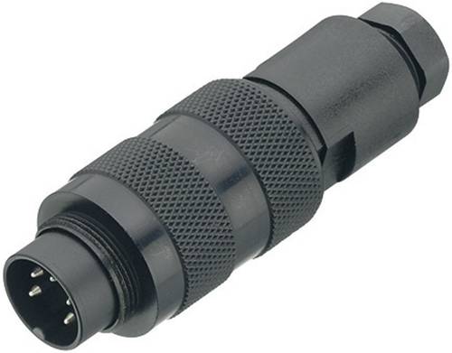 Binder 09-0121-25-06 Rundstecker Stecker, gerade Gesamtpolzahl: 6 Serie (Rundsteckverbinder): 723 1S von BINDER
