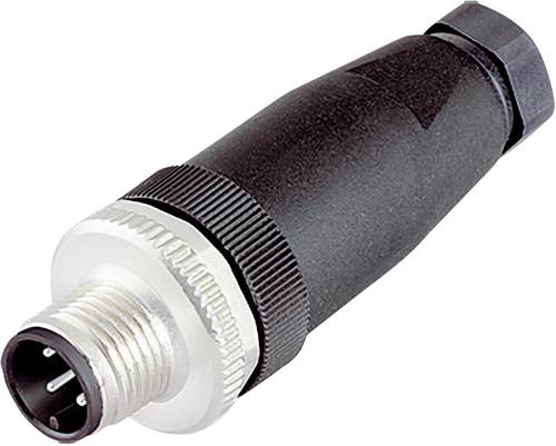 Binder 99 0491 12 12 Sensor-/Aktor-Steckverbinder, unkonfektioniert M12 Stecker, gerade Polzahl: 12 von BINDER