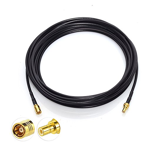 BINGFU DAB Autoradio Antennekabel SMB Buchse Adapter auf SMB Stecker 5m Verlängerungskabel Kompatibel mit Pioneer Pure Alpine Clarion von BINGFU