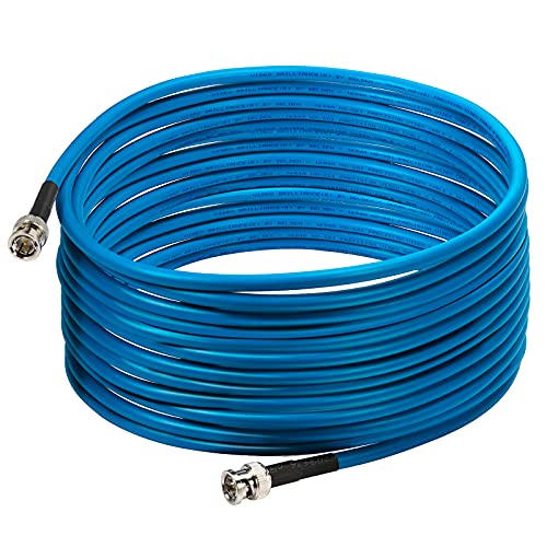 BINGFU SDI Kabel BNC Kabel 75 Ohm 3G/6G SDI Digitales Videokabel (Belden 1694A) für Kameras und Videogeräte, Unterstützt HD-SDI 3G-SDI 1080P 4K-UHD, 15M von BINGFU